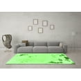 thumbnail image 3 of Ahgly Company Indoor Square Abstract Green Modern Area Rugs, 7' Square, 3 of 4