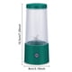 thumbnail image 3 of Inteprter Licuadora de plástico portátil con carga USB, rebanadora de acero inoxidable, 3,7 V, 350ML, exprimidor de cantina para el hogar, máquina Electrodomésticos Verde Inteprter HA064184-01, 3 of 6