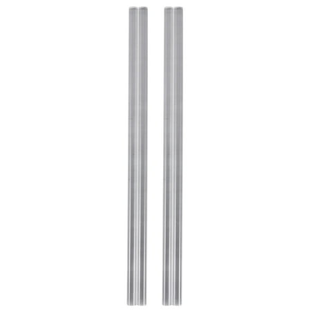 

4Pcs 10mm Clear Round Perspex Acrylic Bar PMMA Extruded Rod 12inch Length