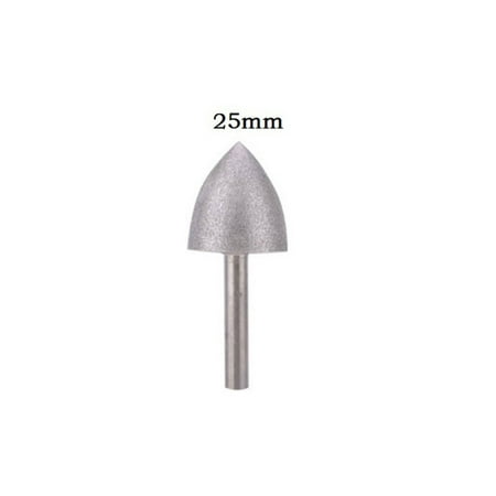 

BCLONG 1PC 6mm shank Diamond triangle Burr Drill Bit Set For Carving Engraving 12-25mm