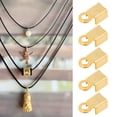 thumbnail image 3 of 500pcs Ribbon Crimps Jewelry Making Ribbon Clamps Cord Ends Jewelry Kit, 3 of 8