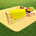 thumbnail image 2 of PERCEN Outdoor Picnic Blanket, Foldable Waterproof Sand Mat, Extra Large Picnic Blanket 78" x 78" for Beach Camping Hiking Travel Outdoor Family Concerts, 2 of 7