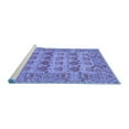 thumbnail image 2 of Ahgly Company Machine Washable Indoor Rectangle Persian Blue Traditional Area Rugs, 7' x 10', 2 of 4