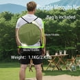 thumbnail image 3 of Portable Camping Tent with Double Door Design, Folding Mosquito Net Shelter with Storage Bag, Army Green, 3 of 6