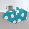 thumbnail image 6 of Honeii Sky Blue And White Polka Dot Print Quick-Dry Microfiber Towel, Shower Towel 27.5x16in,Absorbent Bathroom Towel for Beach, Pool, and Travel, 6 of 6