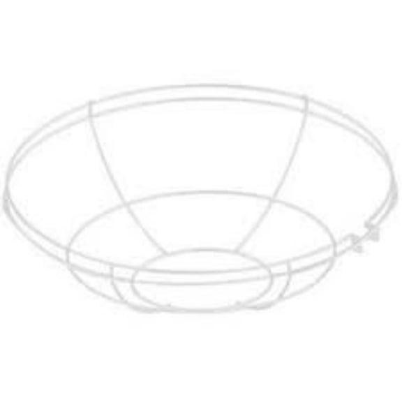 RWG12-WH-Millennium Lighting-R Series - Wire Guard Shade-3 Inches Tall and 12 Inches Wide-White Finish