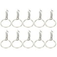 thumbnail image 4 of Key Ring, Alloy Key Chain Diy Accessory Excellent Alloy Material  For Fashion Accessories For Girlfriend Gift For Love Gift For Girls Accessories Silver,Gold, 4 of 8