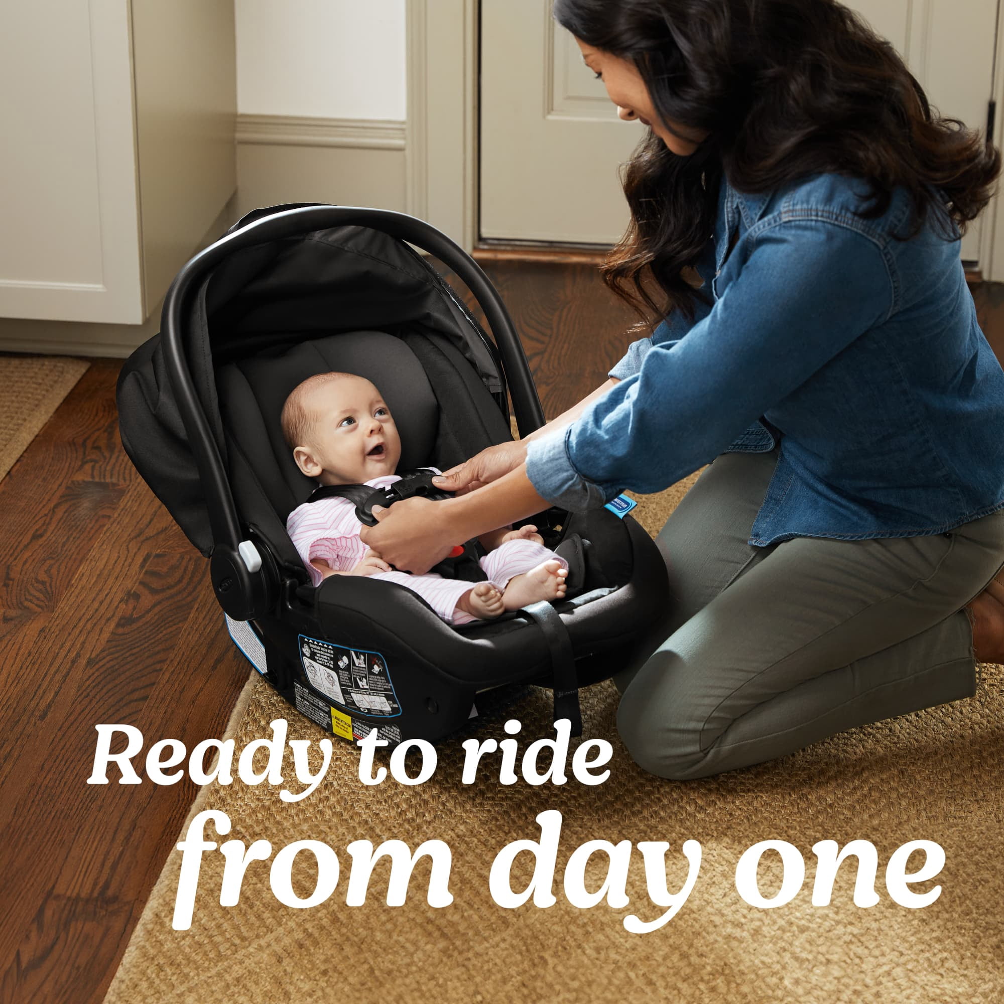 Graco SnugRide SnugFit Infant Car Seat, Gotham, Black
