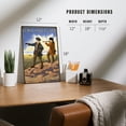thumbnail image 4 of Lewis and Clark, Fort Clatsop, Oregon (12x18 Aluminum Art, Indoor Outdoor Metal Sign Decor), 4 of 5