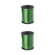 thumbnail image 2 of Billuyoard Globo de cinta brillante, manualidades de colores brillantes y deslumbrantes, suministros de embalaje de regalo y cinta verde duradera cinta verde 2Conjunto, 2 of 6