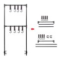 thumbnail image 2 of Étagère de Rangement de Bureau Extérieure Multifonction Ultralégère en Alliage d'Aluminium, Étagère de Bureau Réglable pour Pique-Nique, Randonnée, Backpacking, Pêche, Jardin, BBQ, 2 of 8