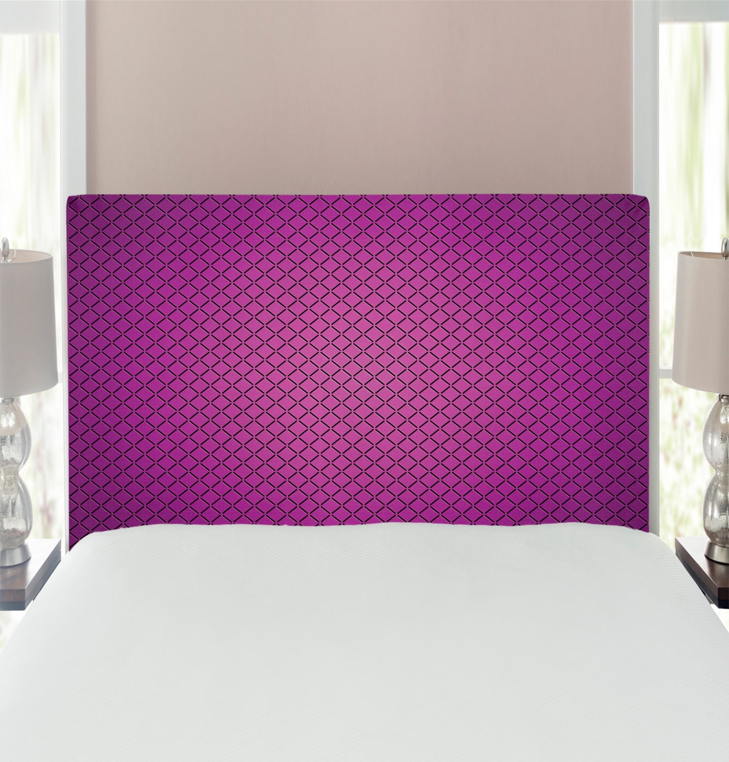Purple Headboard Abstract Digital, Purple King Size Bed Headboard