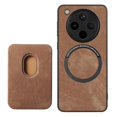 thumbnail image 2 of For Oppo Find X8 Pro 5G Case Retro Leather TPU Phone Cover with Detachable Card Slot - Green, 2 of 5
