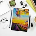 thumbnail image 7 of FMSHPON Balloons Lavender Field Clipboard Hardboard Wood Nursing Clip Board and Pull for Standard A4 Letter 13x9 inches, 7 of 7