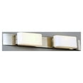 thumbnail image 2 of Wac Lighting Ws-20624 Dice 2 Light 24" Wide Integrated Led Bathroom Vanity Light - Nickel, 2 of 7
