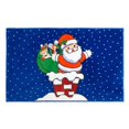 thumbnail image 1 of Carnation Home Fashions BM-XMAS-UP 19 x 31 in. Up on the Rooftop Bathroom Rug, Multi Color, 1 of 3