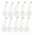 thumbnail image 2 of 10 PCS Heart Chalkboard Colorful Mini Wooden Heart Shaped Hanging Blackboard for Signs, 2 of 9
