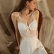 thumbnail image 5 of Pijama seductor con perspectiva de encaje Sexy blanco para mujer, tirantes sin espalda, ropa de dormir para el hogar, 5 of 6