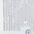 thumbnail image 2 of BalsaCircle Metallic Silver Star 6 feet Foil Tassels Fringe Backdrop Curtains Party Events, 2 of 8