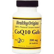 Healthy Origins COQ10 200 mg Kaneka Q10 - 30 Softgels