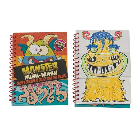 Flip Math Activity Book - Flip & Draw Monster Act Book 1 Pc/pb - Stationery - Activity Books - Activity Books - 12 Pieces