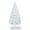 White, variant on 6 FT PVC Artificial Christmas Tree 1050 Branch Tips Flame Retardant Eco Friendly Easy Assembly Sturdy Metal Base for Holiday Decor Black