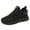 Black, variant on Women's Sneakers Non Slip Breathable Lightweight Casual Running Walking Tennis Shoes