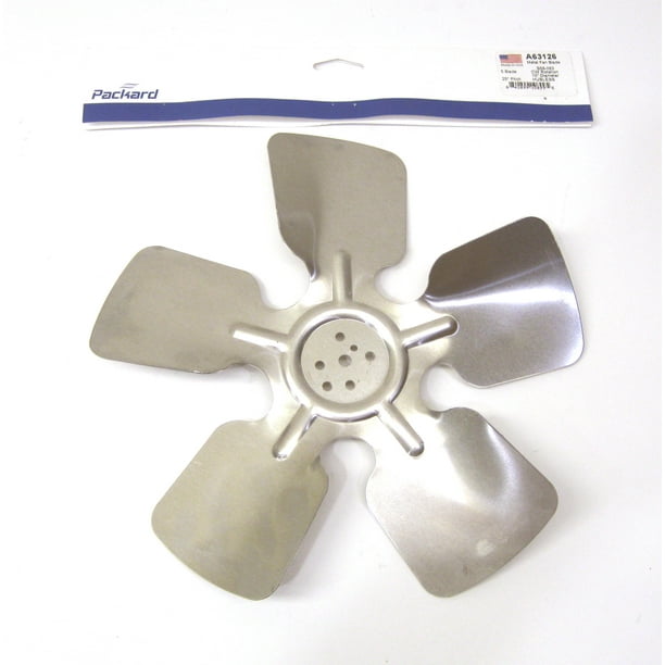 A63126 Metal Fan Blade 10" Diameter 5 Blades CW 25 Degree Hubless