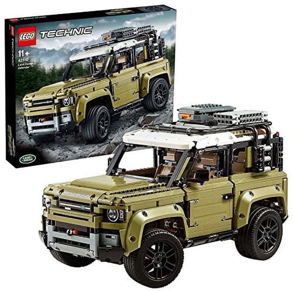 LEGO Technic Land Rover Defender Off-Road 4x4 Car, Exclusive Collectible Model, Enhanced Building Set 42110