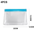 thumbnail image 2 of Leak Proof Thick Zip Lock bag for Sandwich, Snack, Meat, Vegetables, Fruits, 2 of 5