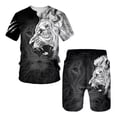 thumbnail image 1 of Conjunto De Playera Y Short Pare Hombre Con Estampado 3d, 1 of 4