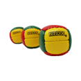 thumbnail image 3 of Zeekio Galaxy Juggling Balls - Premium 12 Panel Genuine Leather Balls - 130g - 67mm - Pack of 3 - Rasta (Red/Yellow/Green), 3 of 4
