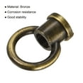 thumbnail image 4 of Unique Bargains 15kg Load 29x35mm M10 Thread Ring Shape Female Loop Eye Nut Bronze 2 Pack, 4 of 5