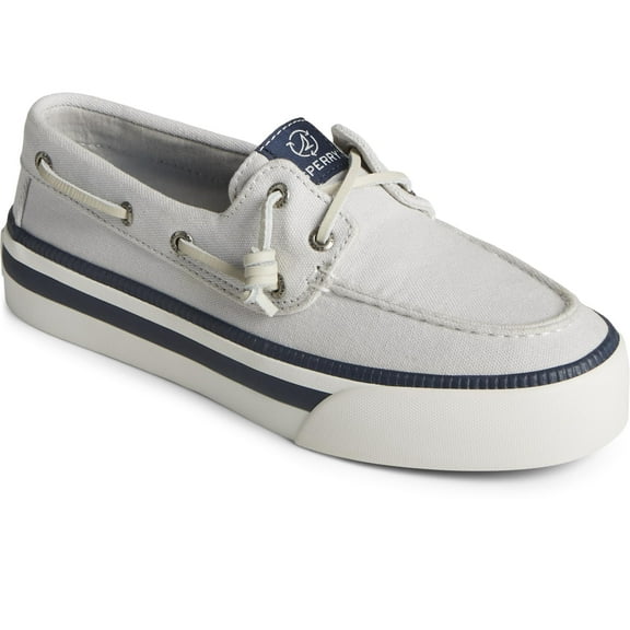 Sperry Women's Bahama 3.0 Platform Deck Shoes, Size 9.5, Grey Boat Loafer