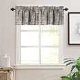 thumbnail image 3 of Farmhouse Animal Valance Curtain, Vintage Country Cow Chicken Sheep Pig Rustic Western Windmill Print Pattern Blackout Short Window Treatments for Living Room Bedroom Kitchen Cafe, 54x18in, 3 of 6