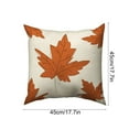 thumbnail image 3 of Pillow Covers Plaid Throw Pillows 18x18 Spring Summer Decorative Pillow Decor For Couch Sofa And Porch Chair Themed Party Plush Toys-Orange, 3 of 4