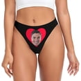 thumbnail image 3 of Custom Thong for Women Personalized Thongs with Face Photo Customized underwear Panties Funny Gifts for Her, 3 of 10