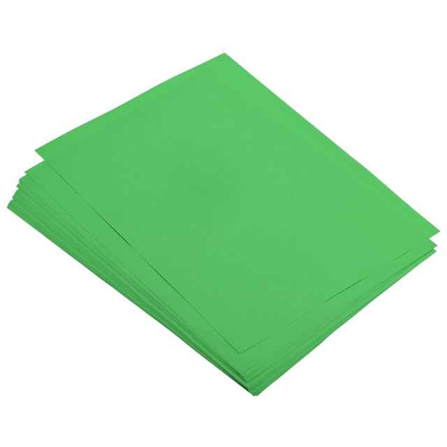 Uxcell Papier à Copier Coloré 8,3 X 11,7 Po 80 G/m2 Vert Émeraude 25 Feuilles