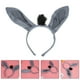 thumbnail image 3 of KAKOWELY Diadema para mujer, bonita banda para el cabello, diadema con orejas de animal, diadema con orejas de burro, accesorio para tocado de fiesta, 3 of 5