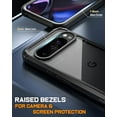 thumbnail image 3 of Poetic Guardian Case for Google Pixel 9 Pro XL 5G, Built-in Screen Protector [Work with Fingerprint ID], Black/Clear, 3 of 5