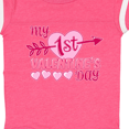 thumbnail image 4 of Inktastic My First Valentine's Day with Pink Heart and Arrow Boys or Girls Baby Bodysuit, 4 of 5