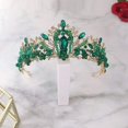 thumbnail image 5 of Bandeau Cristal Diamant Coiffe de Mariée Accessoires Cheveux Rose, 5 of 5