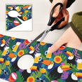 thumbnail image 6 of Yayeee Faucet Mat for Kitchen Sink 14.7" Diatomite Long Splash Guard Pad, Colorful Toucans Pattern, 2 Pack, 6 of 7