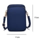 thumbnail image 2 of Dinheiro Bolso cuerpo mujer para celular, monedero verticalAzul oscuro, 2 of 5