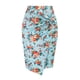 thumbnail image 1 of Jumpingount Faldas de tubo delanteras envolventes de cintura alta clásicas y elegantes para mujeres sexys Faldas sólidas de mujer sexy Prendas para la parte inferior del cuerpo flor verde S, 1 of 6
