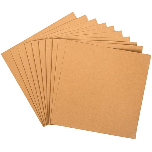 Core dinations 80 Lb Canvas Cardstock 12 X 12 10 Pack Kraft 