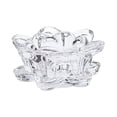 thumbnail image 2 of DOLITY Glass Lotus Candlestick Anniversary Table Centerpiece Tealight Candle Holder, 2 of 9