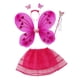 thumbnail image 4 of Disfraz de Hada para Niñas Disfraz de Princesa Tutu Personal para Niños Ala de Mariposa 4 Piezas/juego para Juegos de Simulación Favor de Fiesta Actua Fernando disfraz de hada, 4 of 8