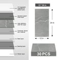 thumbnail image 6 of 6 MIL x 12 in. W x 24 in. L Peel and Stick Water Resistant Vinyl Tile Flooring, Gray (60 sq. ft. /case), 6 of 7