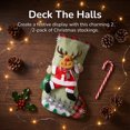 thumbnail image 4 of Unique Bargains Whimsical Cartoon Stockings Luxury Tiered Display Accents Deer 12", 4 of 6